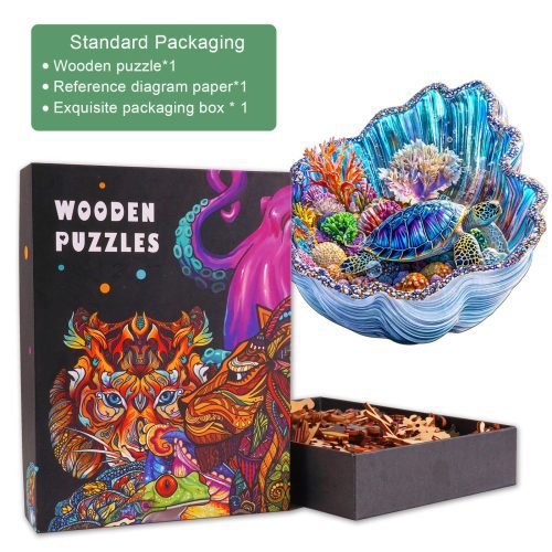 3D Giant Shell Dreams Wooden Jigsaw Puzzle - Woodbests