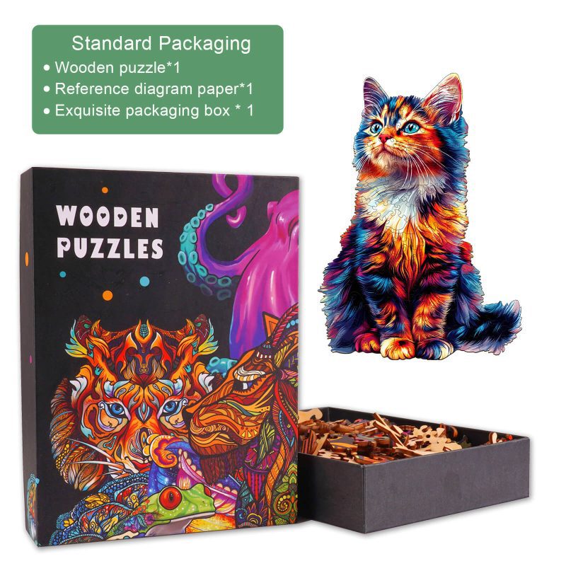 Colorful Dragon-Li-1 Wooden Jigsaw Puzzle - Woodbests