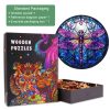 Sacred Dragonfly Wooden Jigsaw Puzzle - By Woodbests