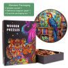 Library Parrot Wooden Jigsaw Puzzle - Woodbests