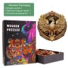 3D Metal Phoenix Wooden Jigsaw Puzzle - Woodbests