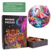 Charming Flamingo Wooden Jigsaw Puzzle