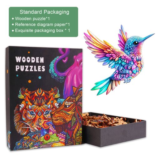 Jewel hummingbird Wooden Jigsaw Puzzle - Woodbests