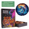 Dream Dolphin Wooden Jigsaw Puzzle-Woodbests