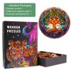 Stained Glass Tree of Life Wooden Jigsaw Puzzle