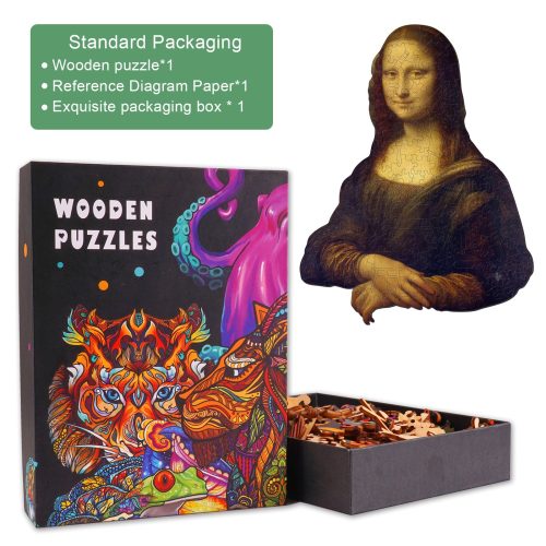 Mona Lisa Wooden Jigsaw Puzzle - Woodbests