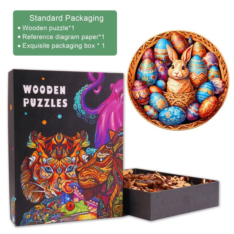 Easter Egg Wooden Jigsaw Puzzle-Woodbests