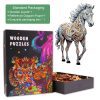 Free Zebra 2 Wooden Jigsaw Puzzle-Woodbests