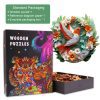 3D Colored Paper Carving Hummingbird Wooden Jigsaw Puzzle - By Woodbests