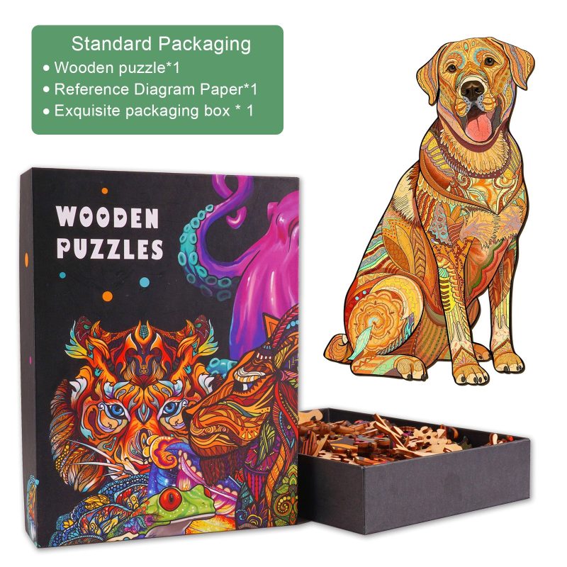 Labrador Wooden Jigsaw Puzzle-Woodbests