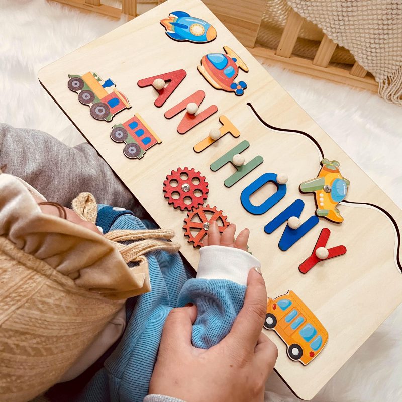 Personalized Baby Name Puzzle Advanced Toys-Woodbests