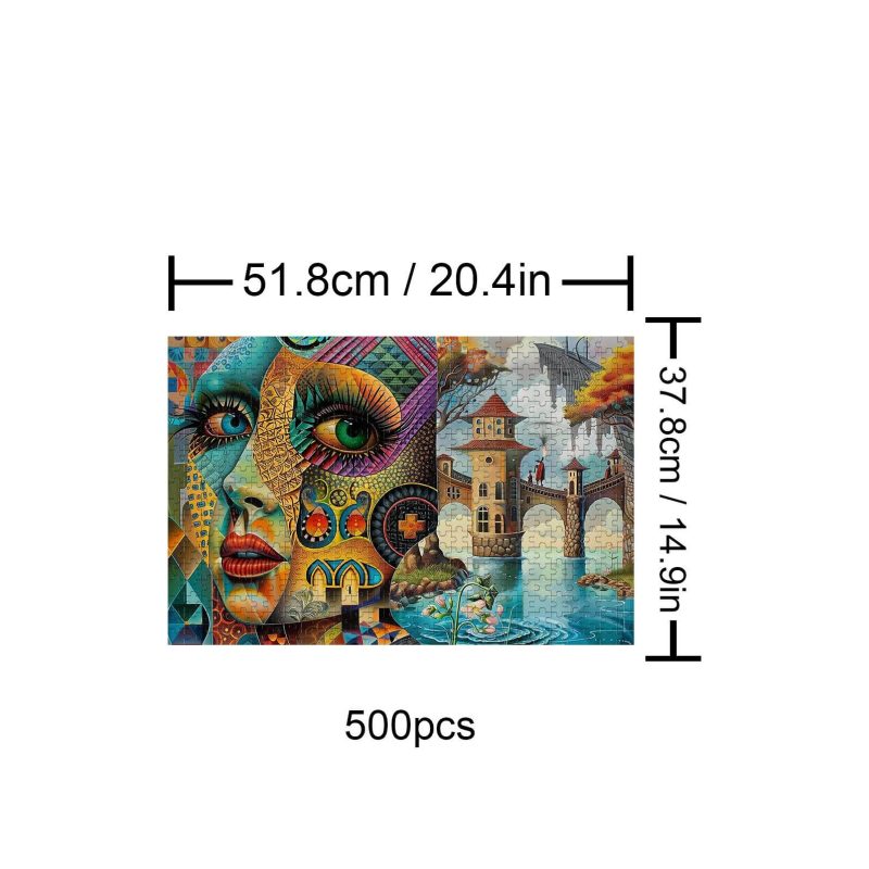 Fantasy Land 500 / 1000 Piece Puzzle - Woodbests