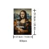 Mona Lisa and Puppy 500 / 1000 Piece Puzzle - By Woodbests