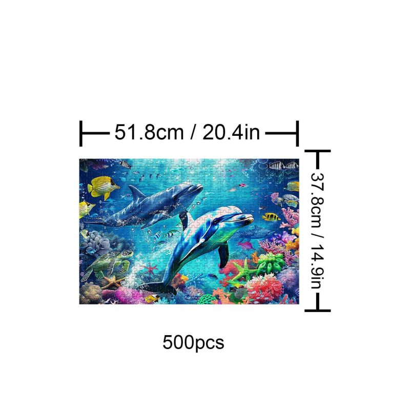 Undersea Paradise 500 / 1000 Piece Puzzle - By Woodbests