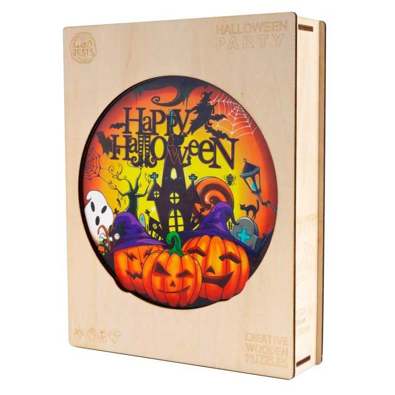 Happy Halloween Wooden Jigsaw Puzzle - Woodbests