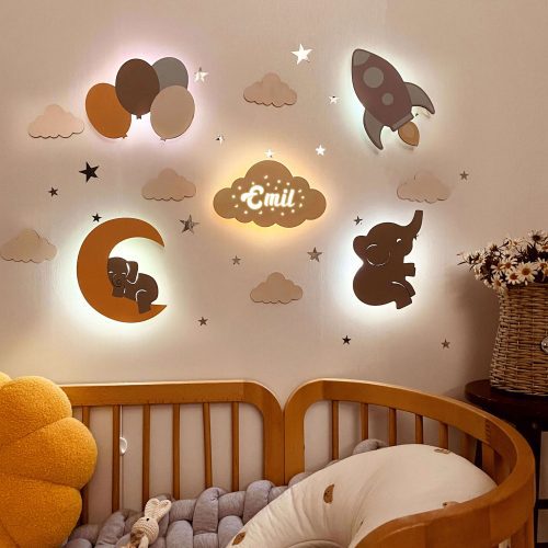 babyroomdecorligthset 5pcs