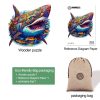 Ferocious Shark Wooden Jigsaw Puzzle-Woodbests