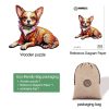 Charming Chihuahua Wooden Jigsaw Puzzle-Woodbests