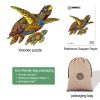 Sea Turtle Mom Wooden Jigsaw Puzzle - Woodbests