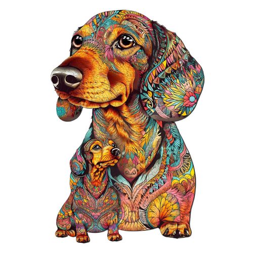 dachshund family puzzle