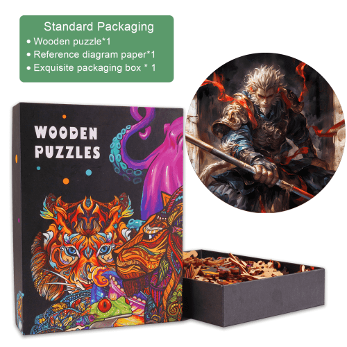 Wu Kong Wooden Jigsaw Puzzle - Woodbests