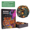 Yin Yang Peacock Wooden Jigsaw Puzzle - Woodbests