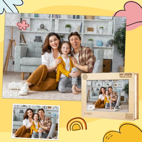 Personalized Photo Wooden Puzzle In Different Shapes and Themes - By Woodbests