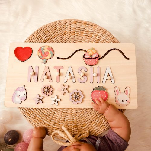 Personalized Baby Name Puzzle Advanced Toys-Woodbests