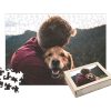 Hug You Animal Lover Warm Heart Personalized Photo Puzzles - Woodbests