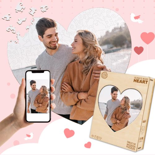 Personalized Photo Wooden Puzzle In Different Shapes and Themes - By Woodbests